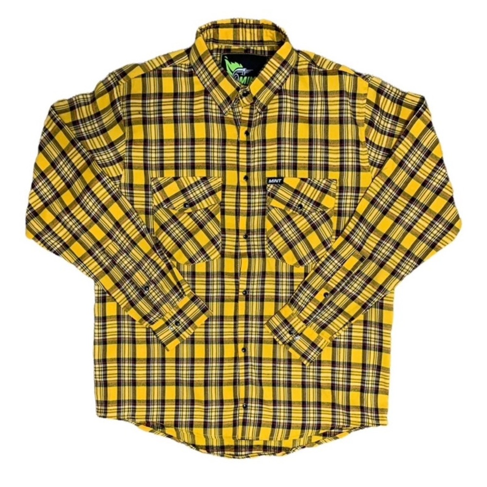 NWT Mint Speed Shop Flannel